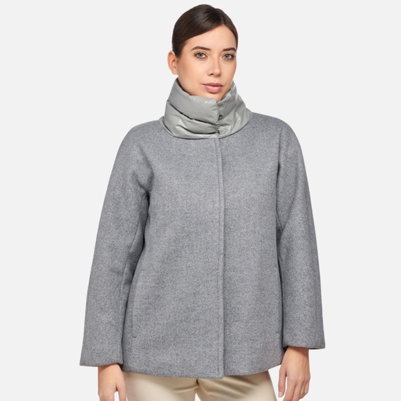 🆕 GEOX Diamanta women short coat Size 42 ( Fit Large ) - Picture 8 of 16